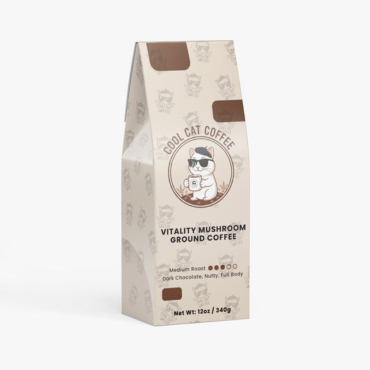 Vitality Mushroom Coffee — Feel Lighter, Sharper, and Ready to Move